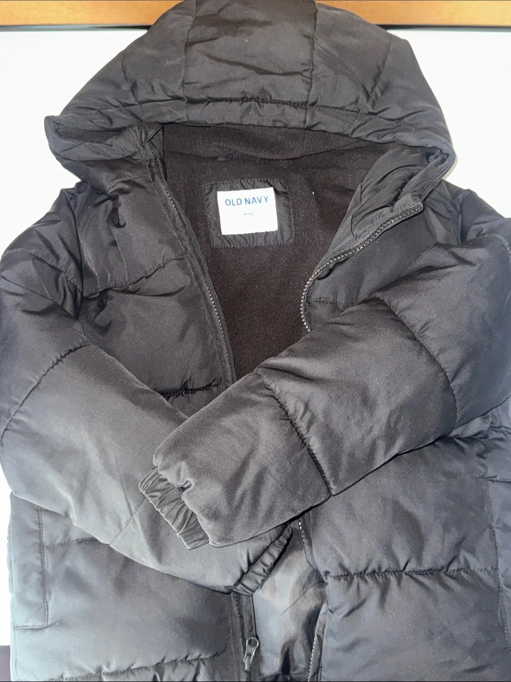 Old Navy Black Kids Hooded Puffer Coat